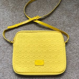 MK crossbody iPad neoprene case